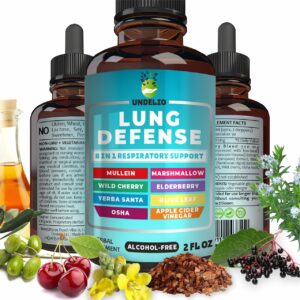 Undelio 8 in 1 herbal extract for lung cleanse